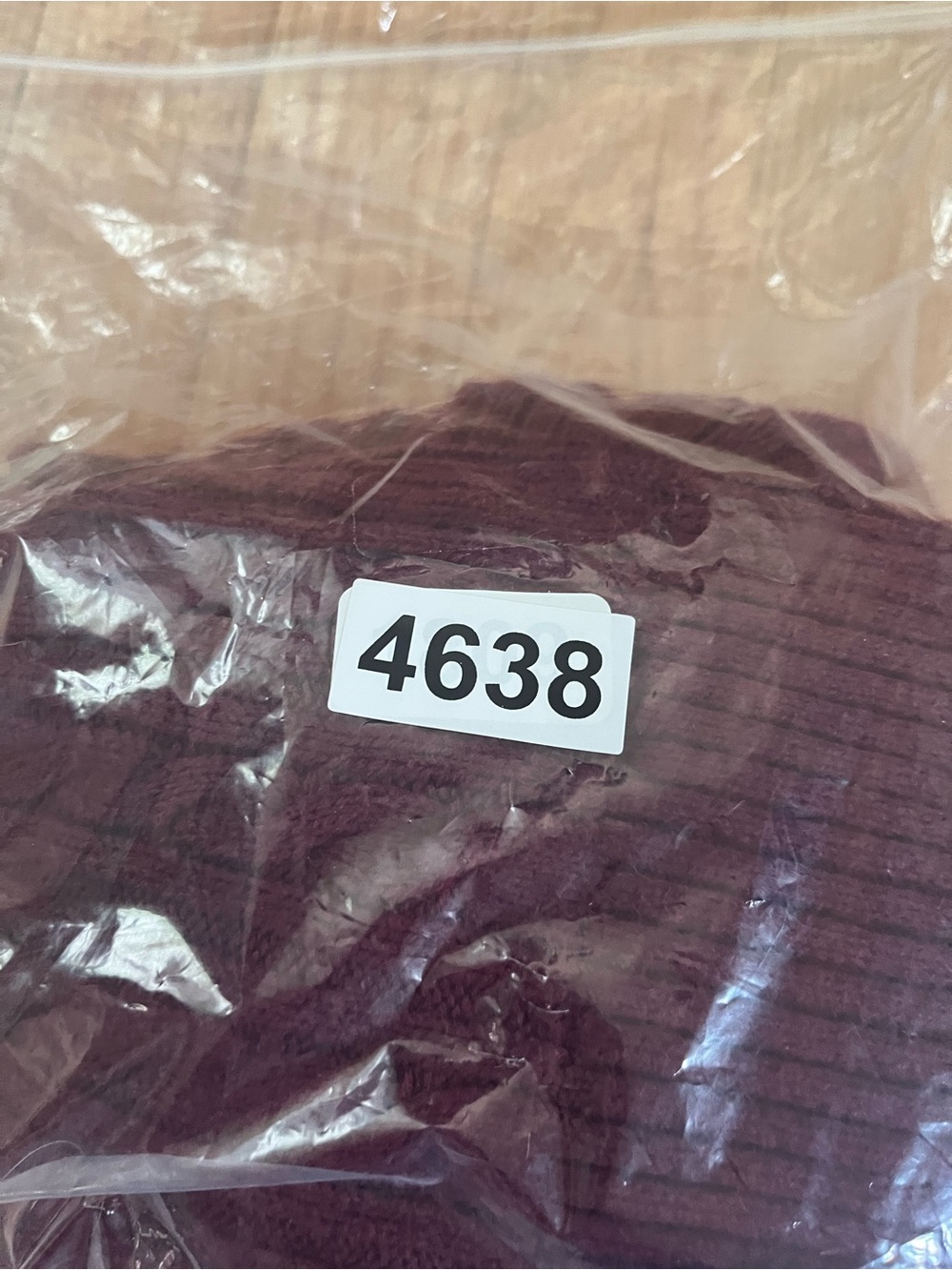 Hollister Cable Knit Icon V Neck Sweater Medium Burgundy Preppy Quiet Luxury - Picture 8 of 8